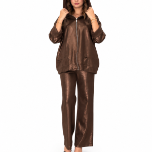 Metallic Chocolate Brown Set