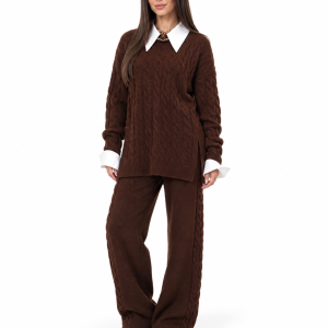 Knit Wide-Leg Co-Ord Set