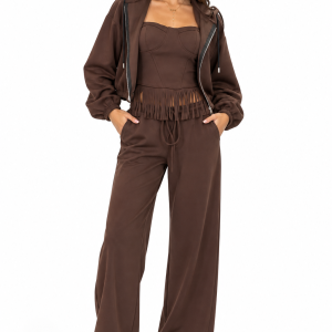 Fringe 3-Piece Cotton Set